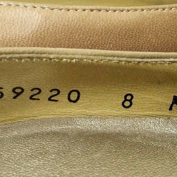 $268 St. John leather unique peeptoe pumps - Picture 6 of 10